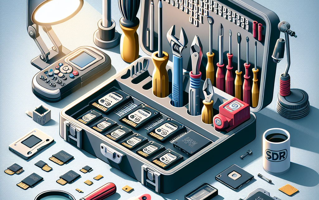 "Illustration of various data recovery software tools on a computer screen, showcasing their user interfaces for recovering lost files from flash memory cards in a tech-focused article on data recovery solutions."